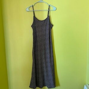 90s Style Floral midi Dress